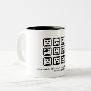 Bicolor Taza del Dos-Tono de las opciones del carácter, 1