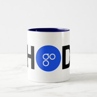 Bicolor Taza del Dos-Tono de OmiseGO del #HODL
