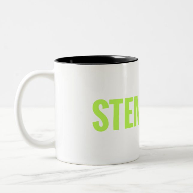 Bicolor Taza del Dos-Tono de STEMinist (Izquierda)