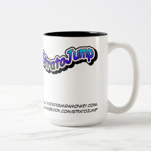 Bicolor Taza del Dos-Tono de StratoJump - dos tipos y un