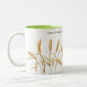 Bicolor Taza del Dos-Tono del trigo