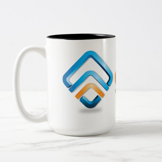 Bicolor taza del Dos-Tono e107 (Izquierda)