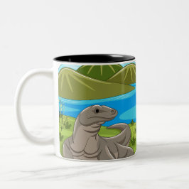 Bicolor Taza del Dragón de Komodo