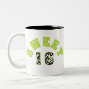 Bicolor Taza del dulce 16