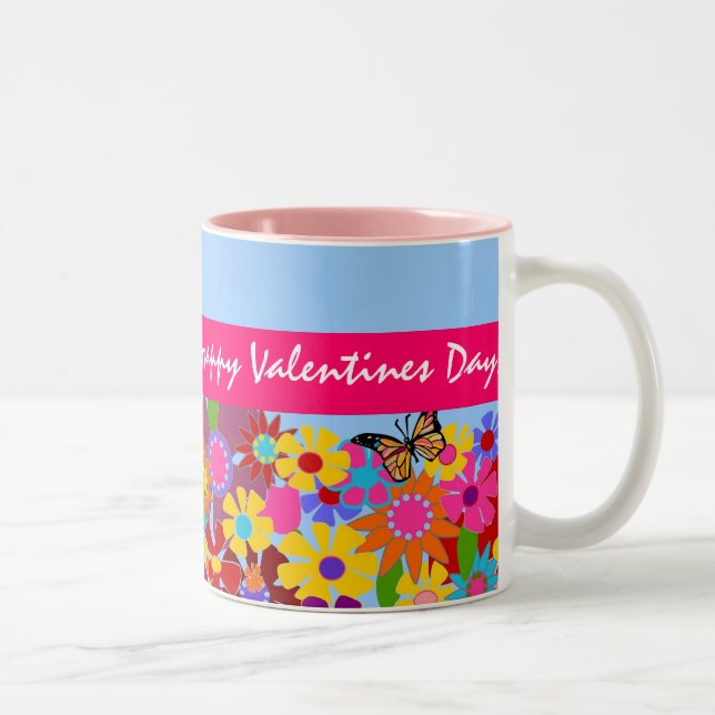 Bicolor Taza del el día de San Valentín (Derecha)