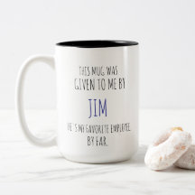 Taza del empleado favorito – Regalo divertido para
