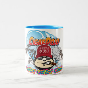 Bicolor Taza del equipo de la costa oeste del ir de