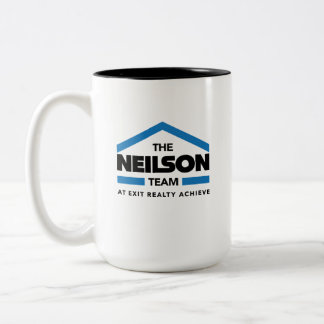 Bicolor Taza del equipo Neilson – Blanco