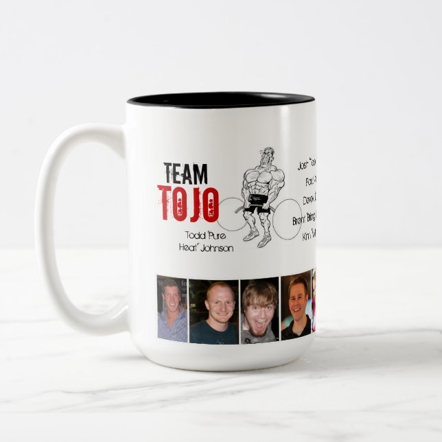 Bicolor Taza del equipo TOJO 2012 (Izquierda)
