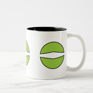 Bicolor Taza del ESCOLAR (personalizable)