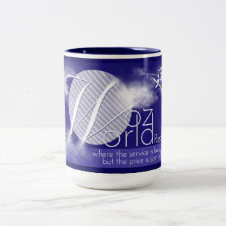 Bicolor Taza del esquí del mundo de Woz