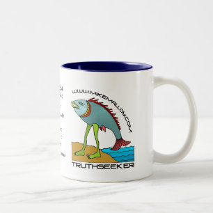 BICOLOR TAZA DEL EVOLUTIONIST TRUTHSEEKER