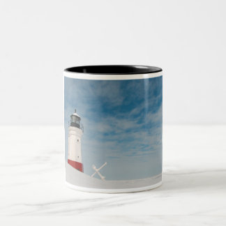 Bicolor Taza del faro