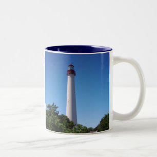 Bicolor Taza del faro de Cape May