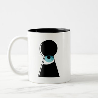 Bicolor Taza del fiesta del espionaje