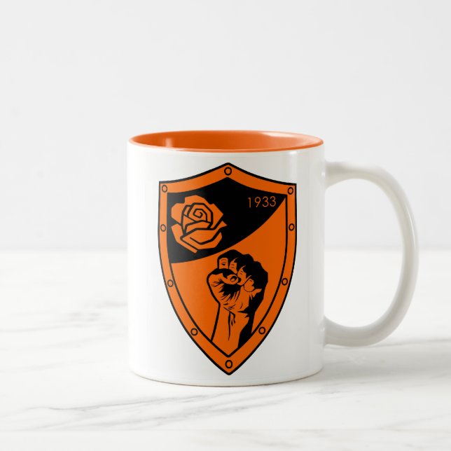 Bicolor Taza del fiesta del progreso (Derecha)