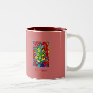 Bicolor Taza del flor