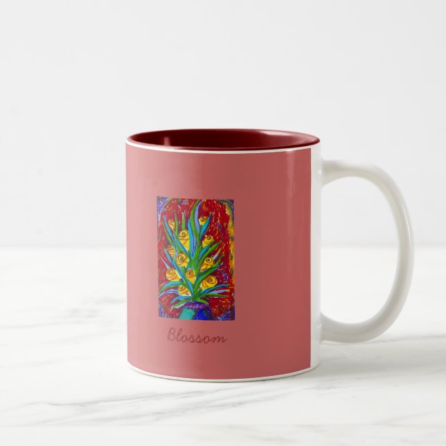 Bicolor Taza del flor (Derecha)