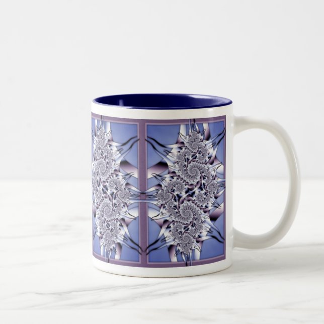Bicolor Taza del fractal 200706061903d (Derecha)