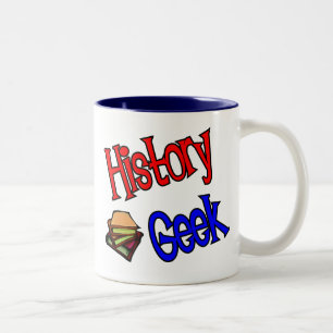 Bicolor Taza del friki de la historia