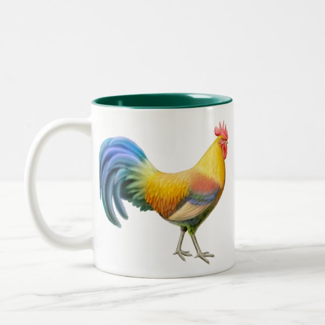 Bicolor Taza del gallo de Ardenner (Izquierda)