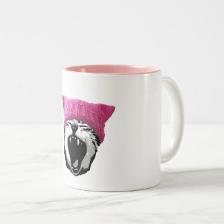 Bicolor taza del Gatito-gorra