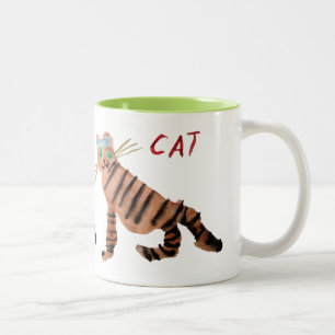 Bicolor Taza del gato