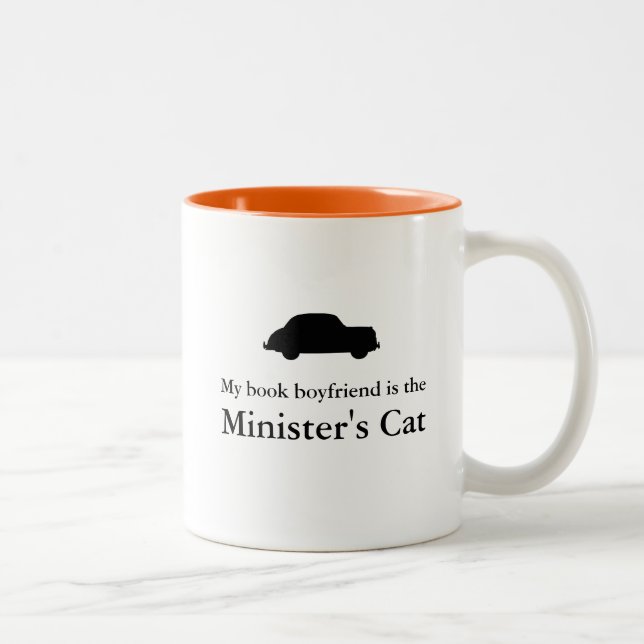 Bicolor Taza del gato del ministro (Derecha)