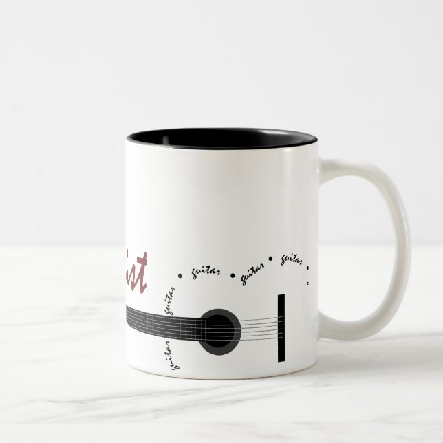 Bicolor Taza del guitarrista (Derecha)