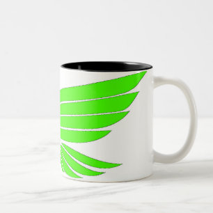 Bicolor Taza del halcón