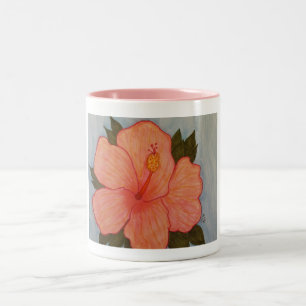 Bicolor Taza del hibisco