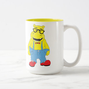 Bicolor Taza del hipopótamo