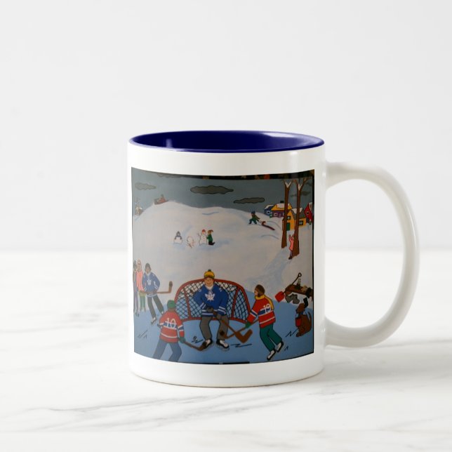 Bicolor Taza del hockey (Derecha)