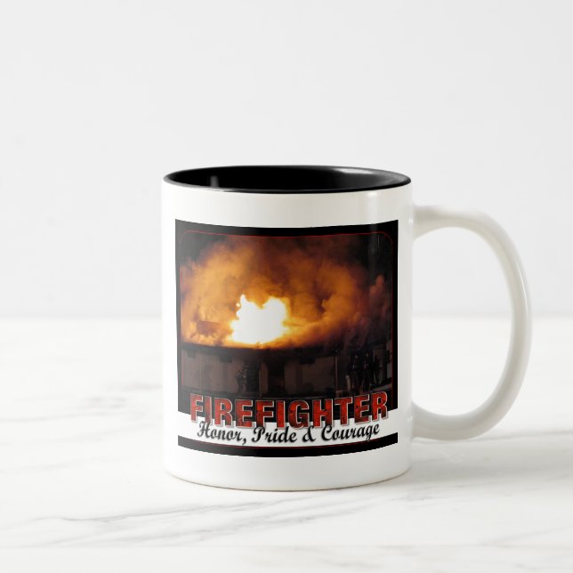 Bicolor Taza del honor del bombero (Derecha)