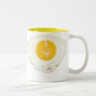 Bicolor Taza del huevo frito
