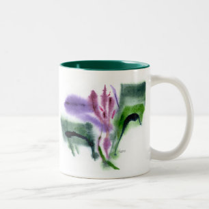 Bicolor Taza del iris