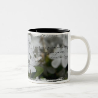 Bicolor Taza del jardín