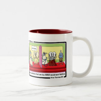 Bicolor Taza del juego de la datación