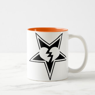 Bicolor Taza del juego de la máquina del odio - B/W