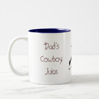 Bicolor Taza del jugo de Dad'sCowboy