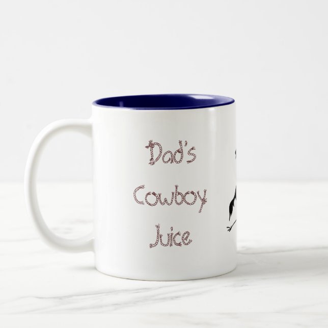 Bicolor Taza del jugo de Dad'sCowboy (Izquierda)