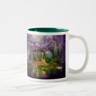Bicolor Taza del lago wisteria
