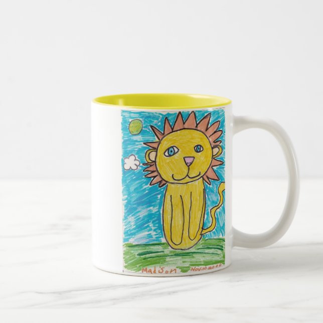 Bicolor Taza del león (Derecha)