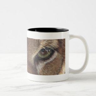 Bicolor Taza del león de montaña del puma