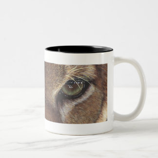 Bicolor Taza del león de montaña del puma