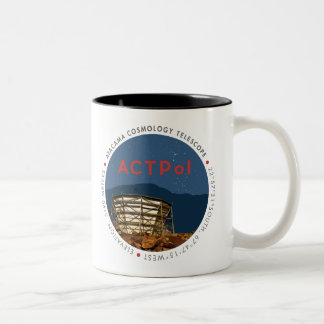 Bicolor Taza del logotipo de ACTPol