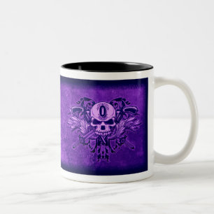 Bicolor Taza del logotipo de O'Kane (púrpura)