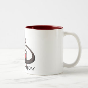 Bicolor Taza del logotipo el SOS