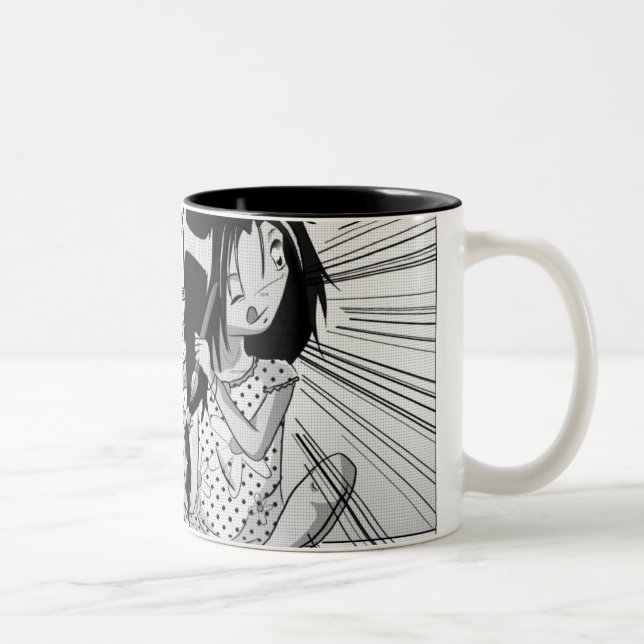 Bicolor taza del manga (Derecha)