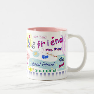Bicolor Taza del mejor amigo